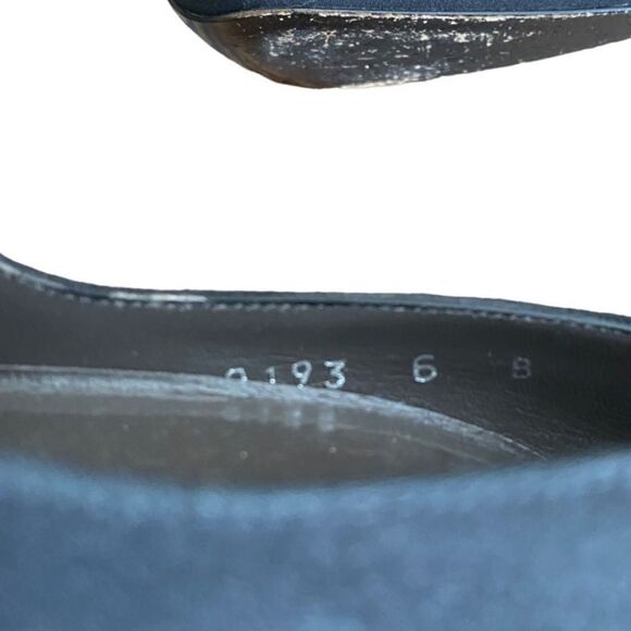 Vera Wang X Stuart Weitzman Heel Pointed Toe Pumps Heels Black 6 - Picture 5 of 8